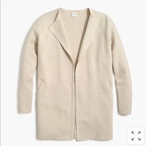 J Crew Oatmeal Sweater Blazer NWOT